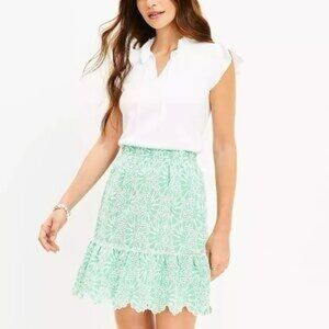 Loft Mint Green Lace Skirt